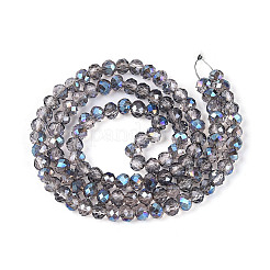 Гальванизируйте прозрачное стекло бисер нитей&nbsp;LS-EGLA-N054-T4mm-A01