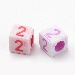 Ремесло стиль акриловые европейские шарики MACR-T004-01