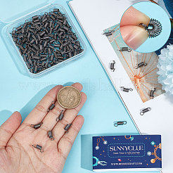 150 шт. железные пружинные зажимы для бусин для изготовления бисерных украшений&nbsp;FIND-SC0004-31