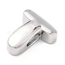 Латунные бусины с инициалами&nbsp;KK-B167-27P-01T