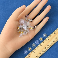 Латунная клатч пуля клатч пуля задняя часть серьги с подушечкой KK-FS0001-43