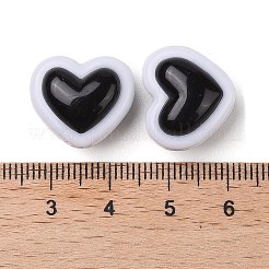 Двухцветные акриловые бусины&nbsp;OACR-U003-06