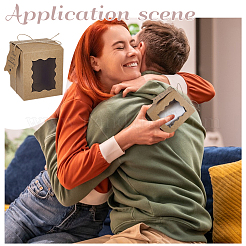 Geschenkverpackungsboxen aus Karton&nbsp;LS-CON-WH0089-262A