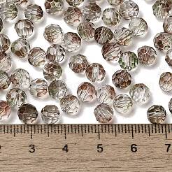 Прозрачные цвета стеклянные круглые бусины&nbsp;SEED-F006-04A-04