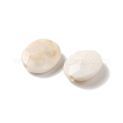 Двухцветные непрозрачные акриловые бусины MACR-M044-03B