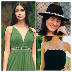 1 ярд железных цепочек со стразами FIND-TA0008-17