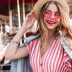 22 шт. 11-х цветные подвески из нержавеющей стали 304 STAS-UN0024-21