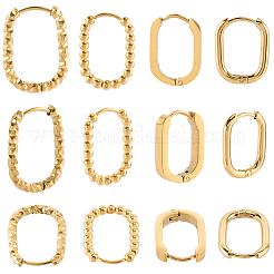 Комплекты серег-колец Huggie Hoop из нержавеющей стали для женщин EJEW-SC0001-74