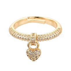 Манжеты из латуни с микро паве кубический цирконий для женщин KK-T071-81G