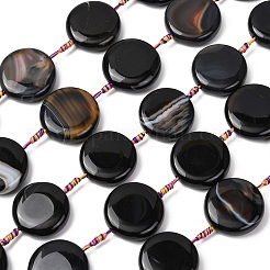 Природный агат бисер нитей&nbsp;G-B177-B01-02