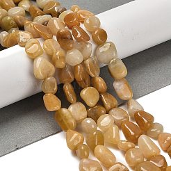 Природный Топаз нефрита бисер нитей G-P497-01E-12