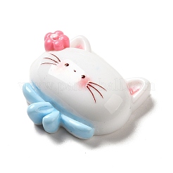 Cabochon decoden in resina opaca a tema gatto&nbsp;CRES-B020-02E