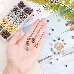 Латунные текстурированные бусины KK-PH0035-88-NF