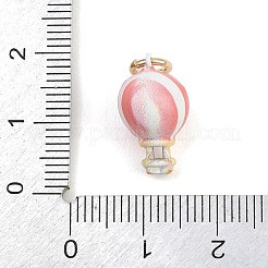 Anhänger aus Messing mit Emaille-Motiv aus Vergnügungsparks&nbsp;KK-CBA7736-01E