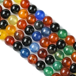 Природный агат бисер нитей X-G-F417-05-8mm