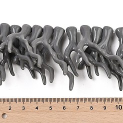 Нити бусин из непрозрачного акрила&nbsp;SACR-P033-02A-09