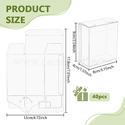 Складные пластиковые упаковочные коробки для домашних животных CON-WH0125-04B