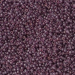 MIYUKIラウンドロカイユビーズ  日本製シードビーズ  11/0  （rr2448)ダークトパーズレインボーゴールド光沢  2x1.3mm  穴：0.8mm  約1111個/10g&nbsp;X-SEED-G007-RR2448