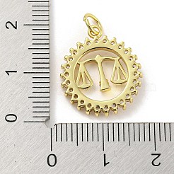 Покрытие стойки латунь микропаве прозрачные подвески из кубического циркония&nbsp;KK-Q804-22G