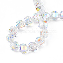 Гальванизируйте прозрачное стекло бисер нитей EGLA-N002-30-C01