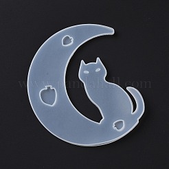 DIY животное на полумесяце большой кулон силиконовые Молды&nbsp;LS-DIY-F125-03