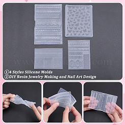 4 pz 4 stili stampi in silicone&nbsp;MRMJ-HY0001-43