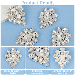 4 strass thermocollant en forme de larme&nbsp;PATC-FG0002-25E