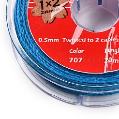 Cordons ronds en fil de coton ciré 2 brin&nbsp;YC-T004-01A-21