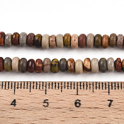 Натуральная полихромная яшма/камень Пикассо/нити бус из яшмы Пикассо G-T140-70B