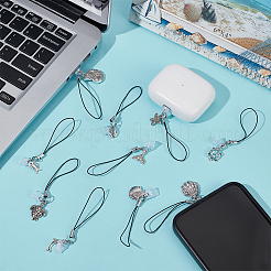 20 шт. 10-х стильных ремешка для мобильного телефона из сплава&nbsp;HJEW-OC00111