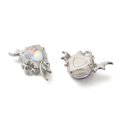 Pendentifs en zircone cubique en alliage peint par pulvérisation&nbsp;PALLOY-O001-09P
