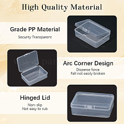 6 шт. полипропиленовые пластиковые контейнеры для шариков с откидной крышкой CON-SP0001-24