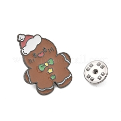 Weihnachtsthema Zinklegierung Emaille Pin Brosche für Rucksack Kleidung&nbsp;JEWB-R003-02EB-08