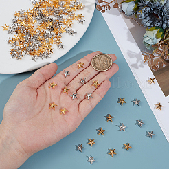 400 шт. двухцветная заклепка из сплава DIY-OC0014-08