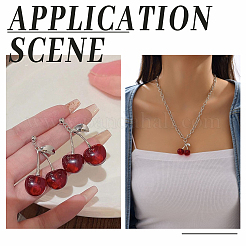 12шт подвески из прозрачной смолы&nbsp;FIND-SC0019-48