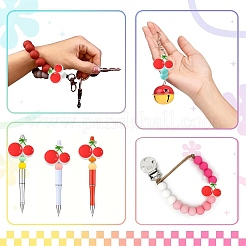 20шт силиконовые фокусные бусины&nbsp;SIL-CJ0001-82