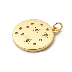 Стойки обшивки латунь микро проложить Циркон подвеску&nbsp;KK-Z063-44G-1