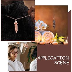 2шт 2-х цветные латунные маятники для биолокации KK-NB0002-80