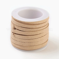 Faux Wildleder Band Kunstleder Kordel&nbsp;LW-R003-5mm-1114