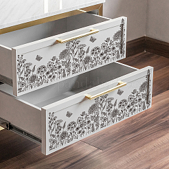 Самоклеящийся трафарет для шелкографии DIY-WH0338-104