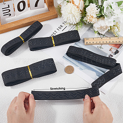 9 ярд 4 стиля плоская нескользящая прозрачная силиконовая полиэстеровая эластичная лента OCOR-GF0004-20