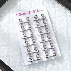 Серьги-кольца из нержавеющей стали 304 с эффектом полировки EJEW-M001-29A-P