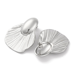 Серьги-гвоздики из нержавеющей стали 304 EJEW-D281-13S