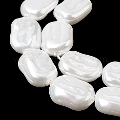 Нити бусин из гальванизированного непрозрачного стекла&nbsp;EGLA-H113-01A