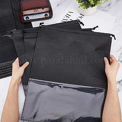 Сумки для хранения обуви из нетканого материала с видимым окошком ABAG-WH0045-13A