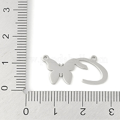 Pendentifs en acier inoxydable 304 anti-ternissement&nbsp;STAS-L279-002P-C