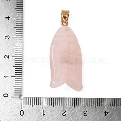 Anhänger aus natürlichem Rosenquarz und synthetischem Türkis&nbsp;X-G-Z084-01G-02