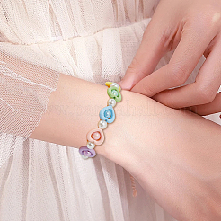 32шт. 8-цветная рамка из сплава для бусин с покрытием из запекаемой краски&nbsp;FIND-SP0004-50A