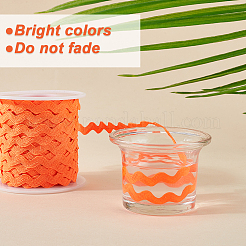 Лента из полиэстера с волнистой бахромой длиной 24~25 ярд.&nbsp;SRIB-GF0001-39F