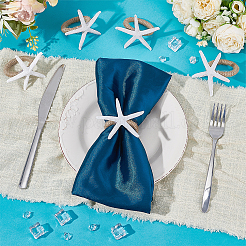 Кольца для салфеток из смолы в виде морской звезды&nbsp;AJEW-WH0270-943